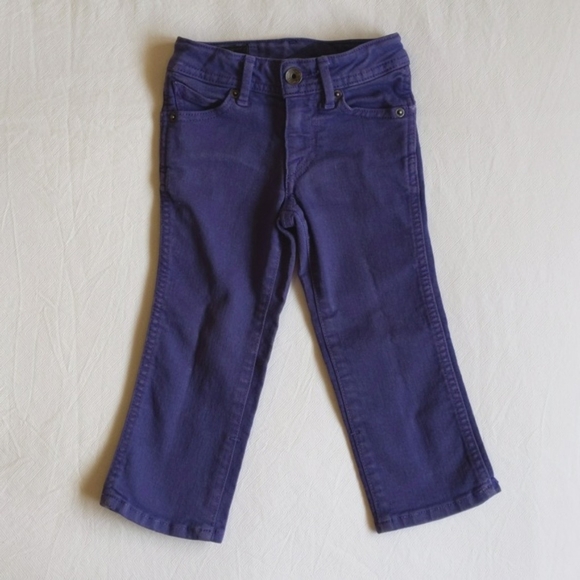 volcom faded purple denim jeans 2T toddler girls - Picture 6 of 9